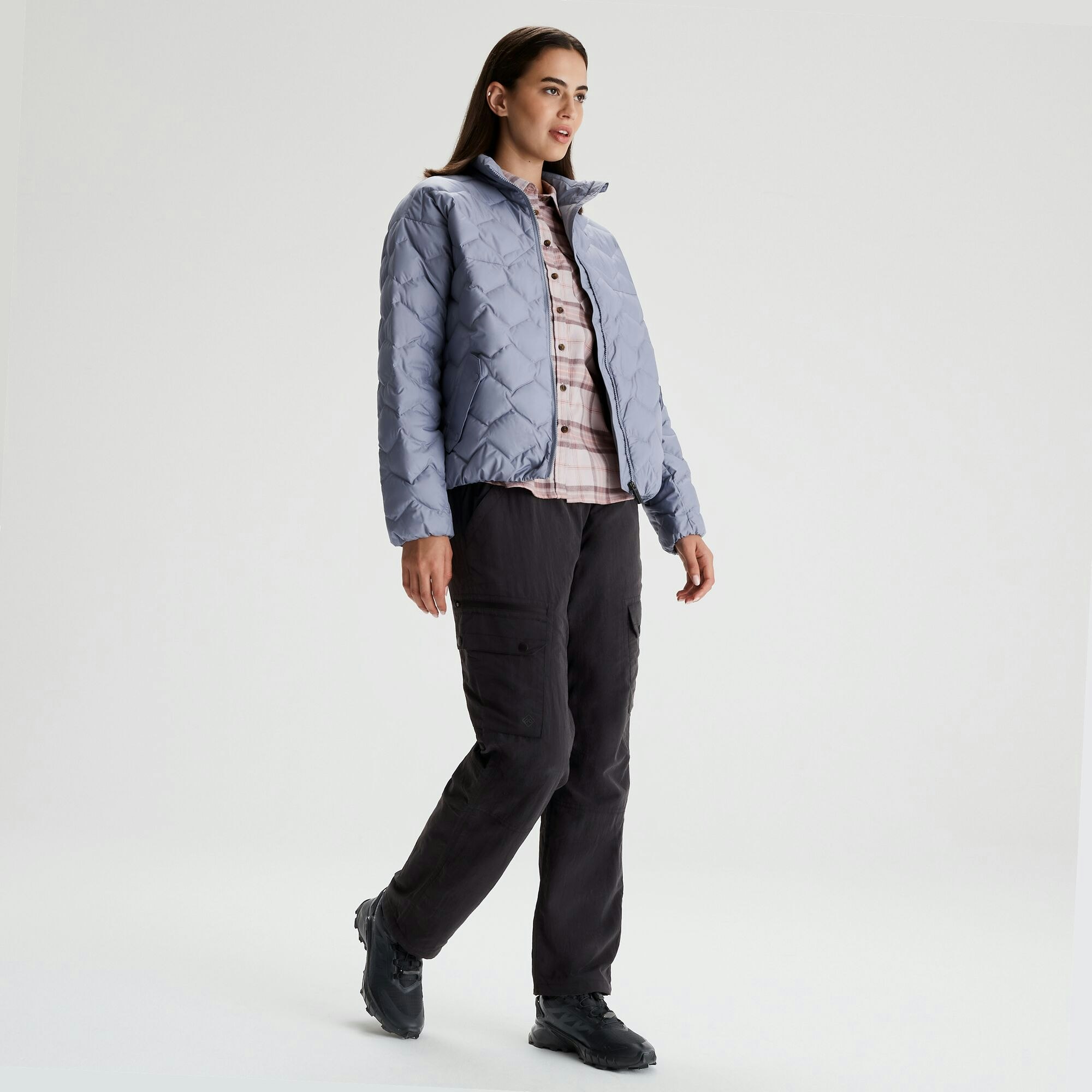 Women's short down puffer jacket on sale