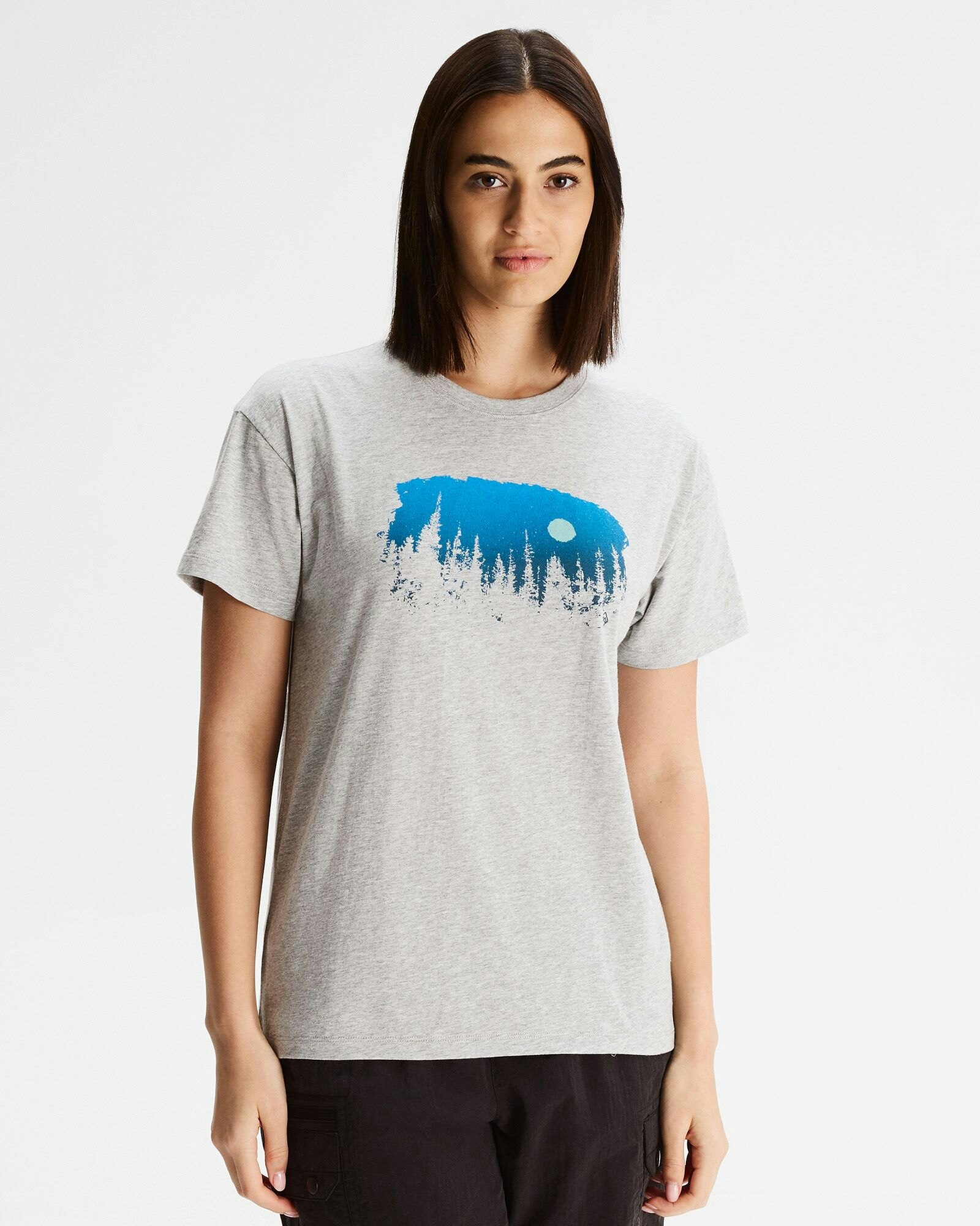 Women s Tree Line Organic Cotton T shirt