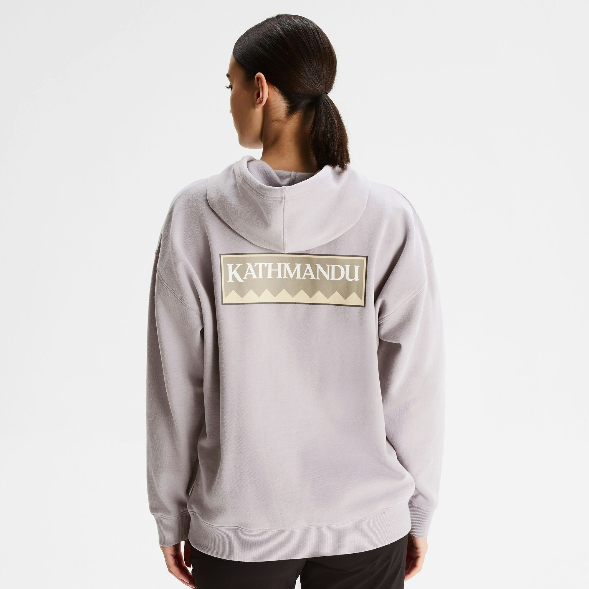 Women's Heritage Logo Slouchy LT BB Hoodie | Kathmandu AU Women's Heritage Logo Slouchy LT BB Hoodie | Kathmandu AU