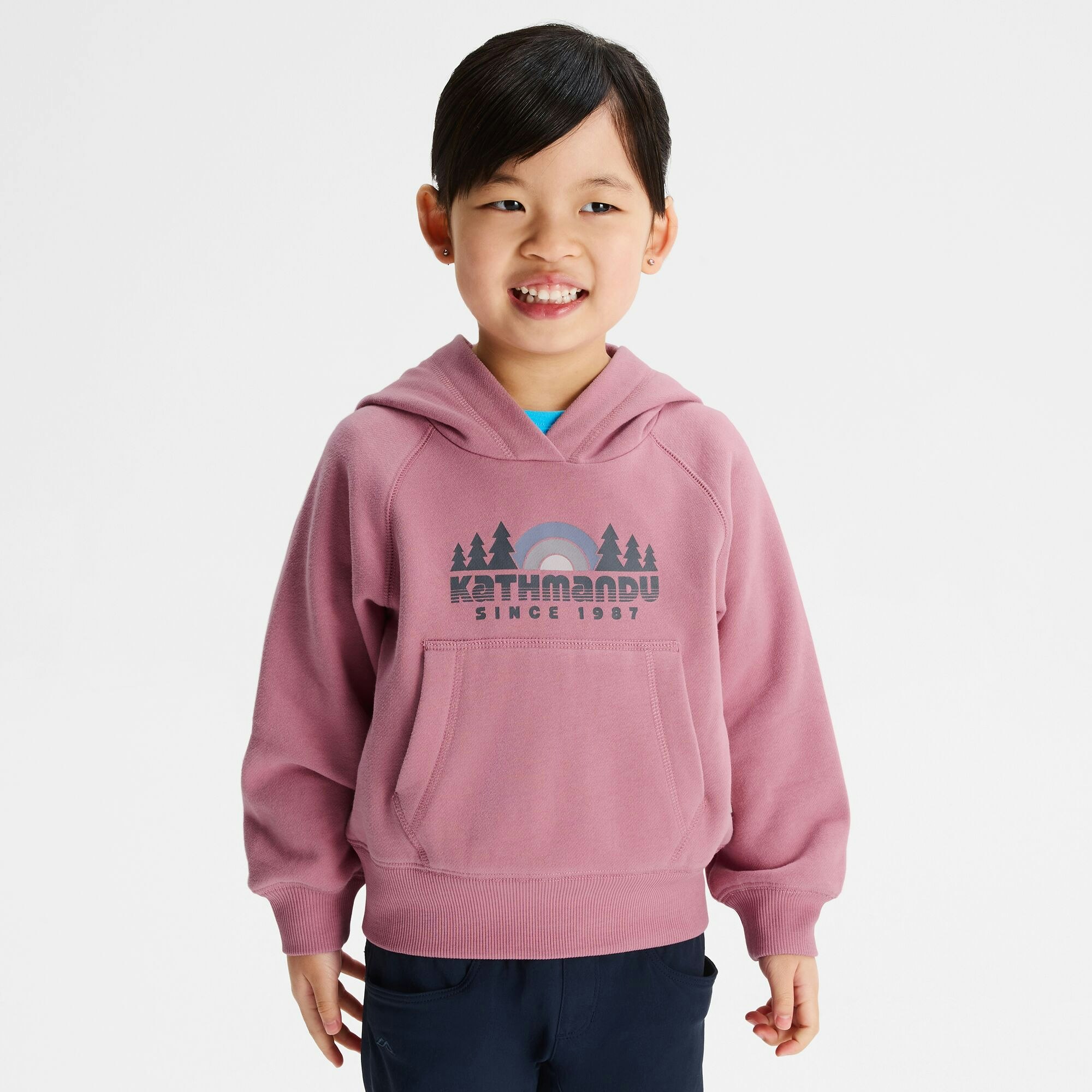 Kids Retro Logo LT BB Hoodie Kathmandu NZ