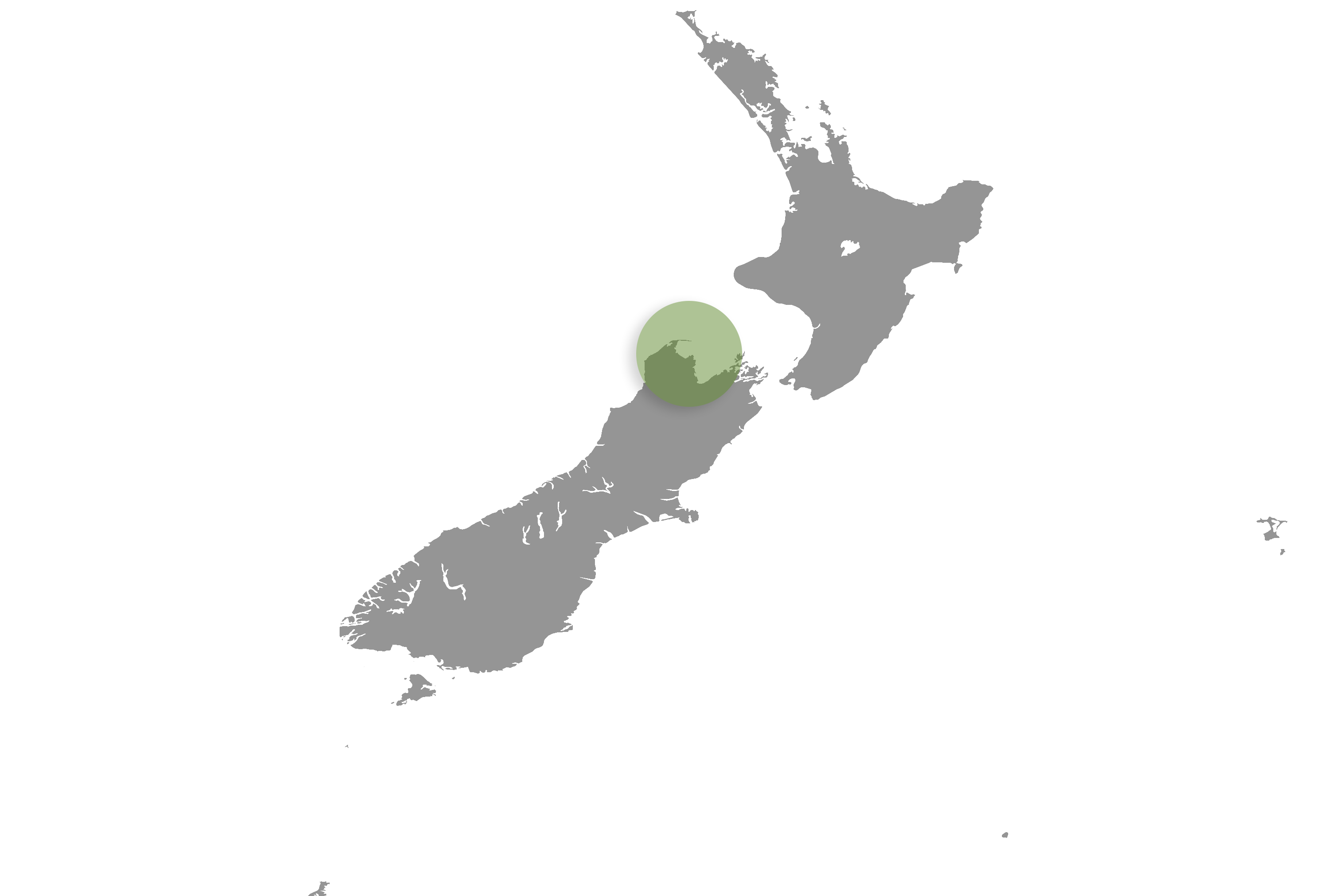 Map of New Zealand