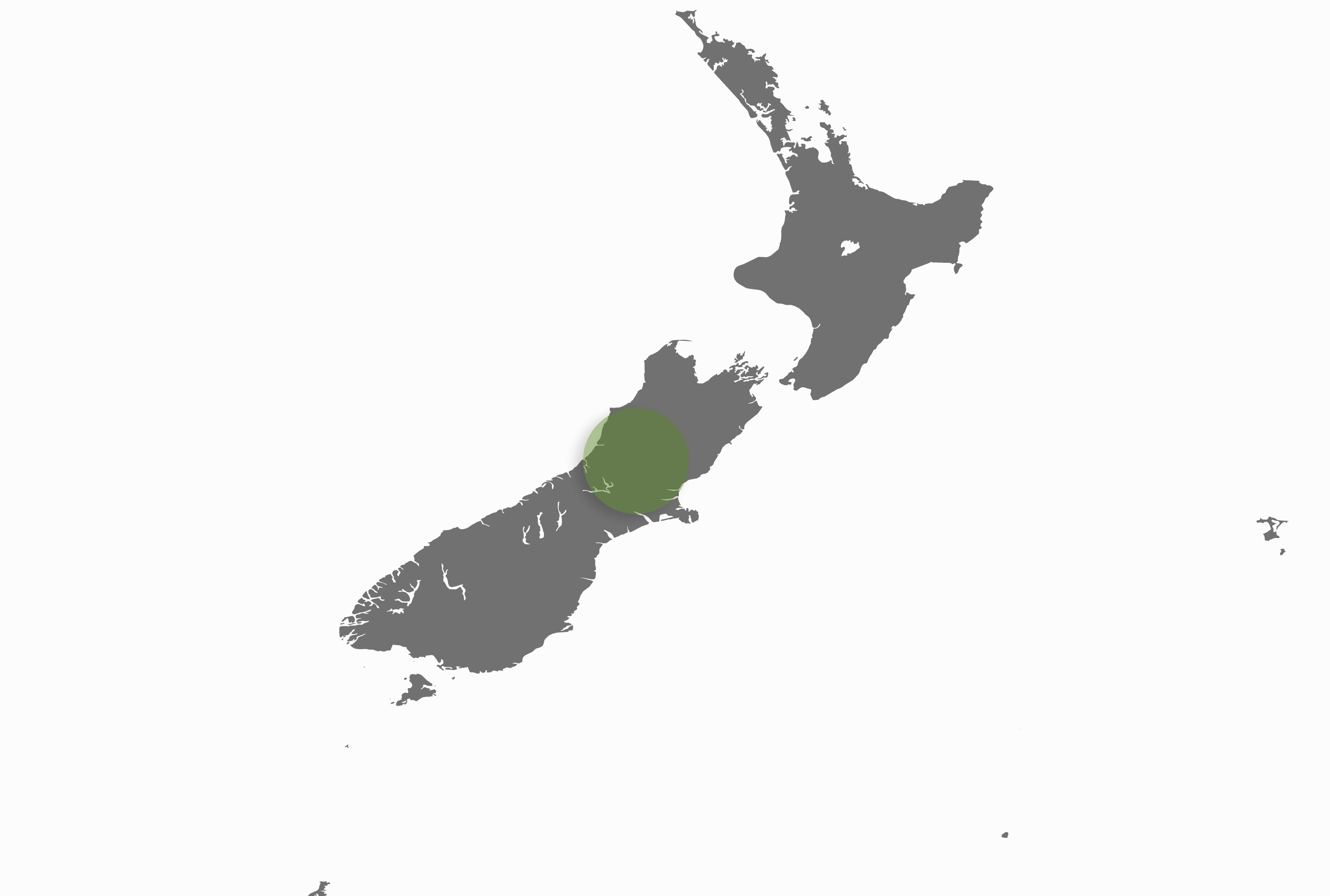 Map of New Zealand