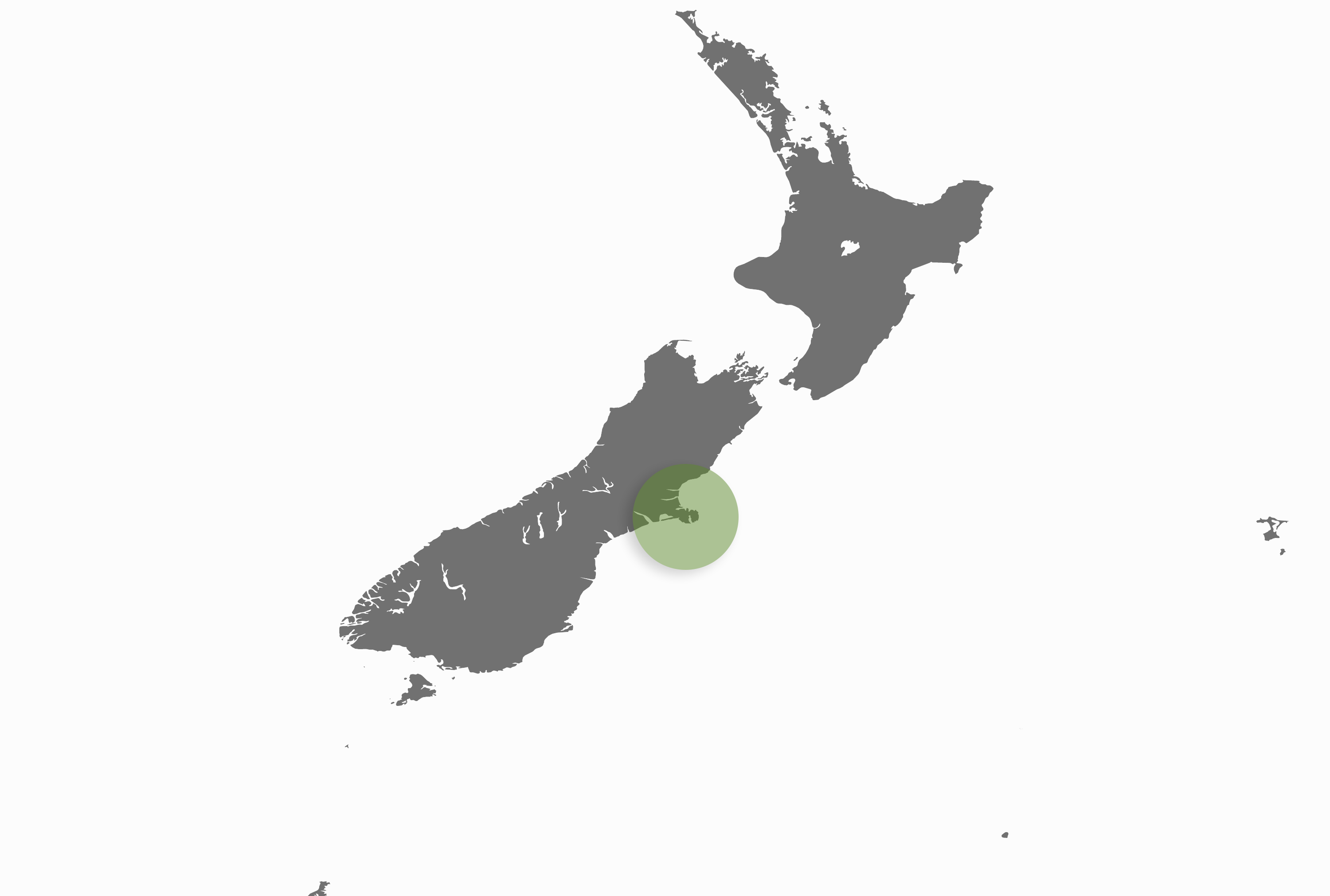 Map of New Zealand