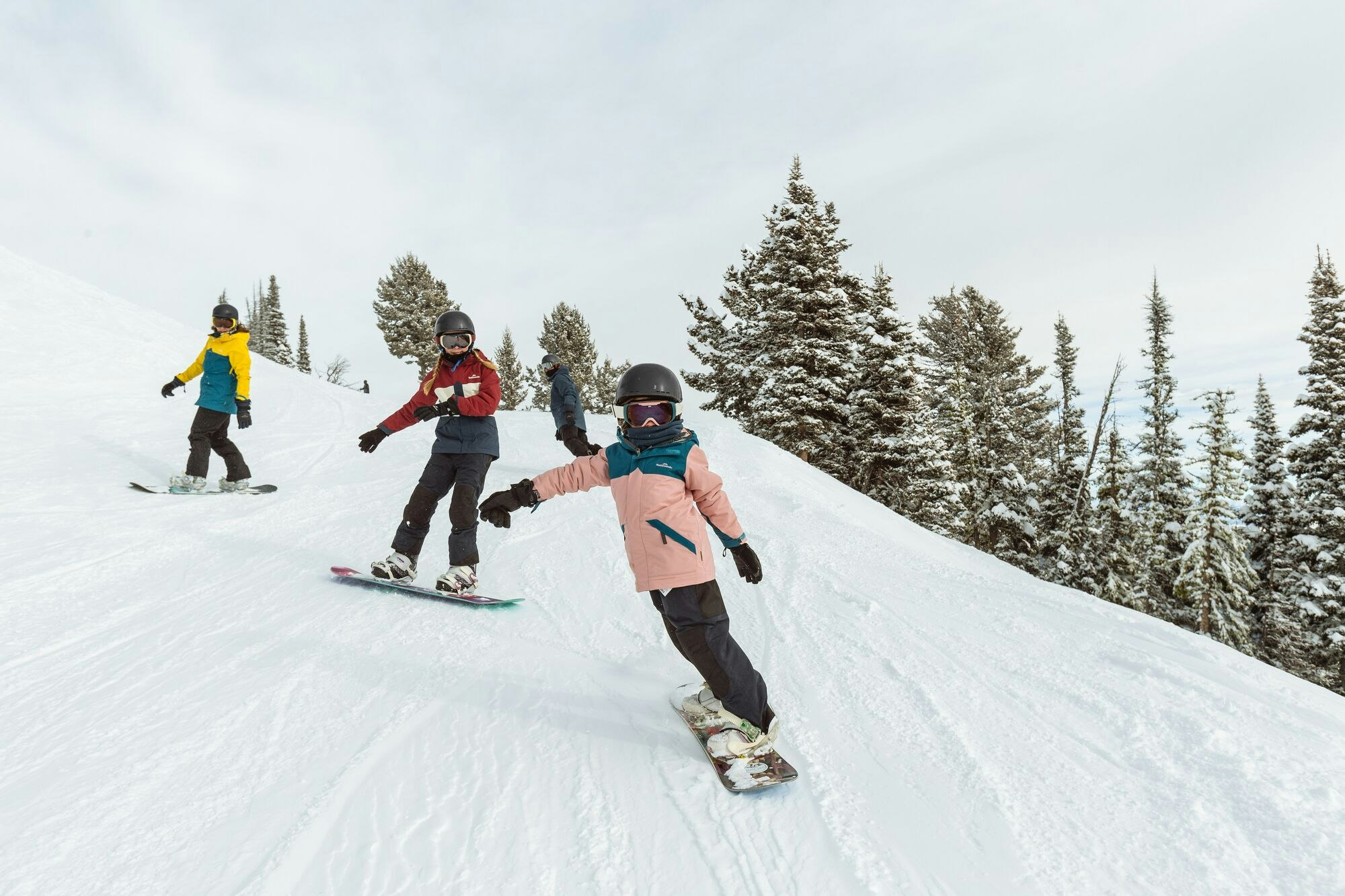 Carving up the slopes with abandon Carving up the slopes with abandon