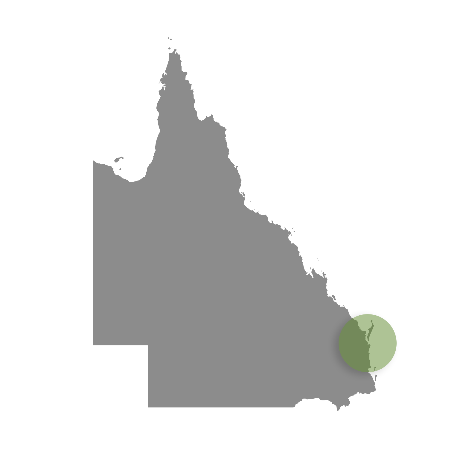 Map of best hikes in Queensland: Cooloola Great Walk
