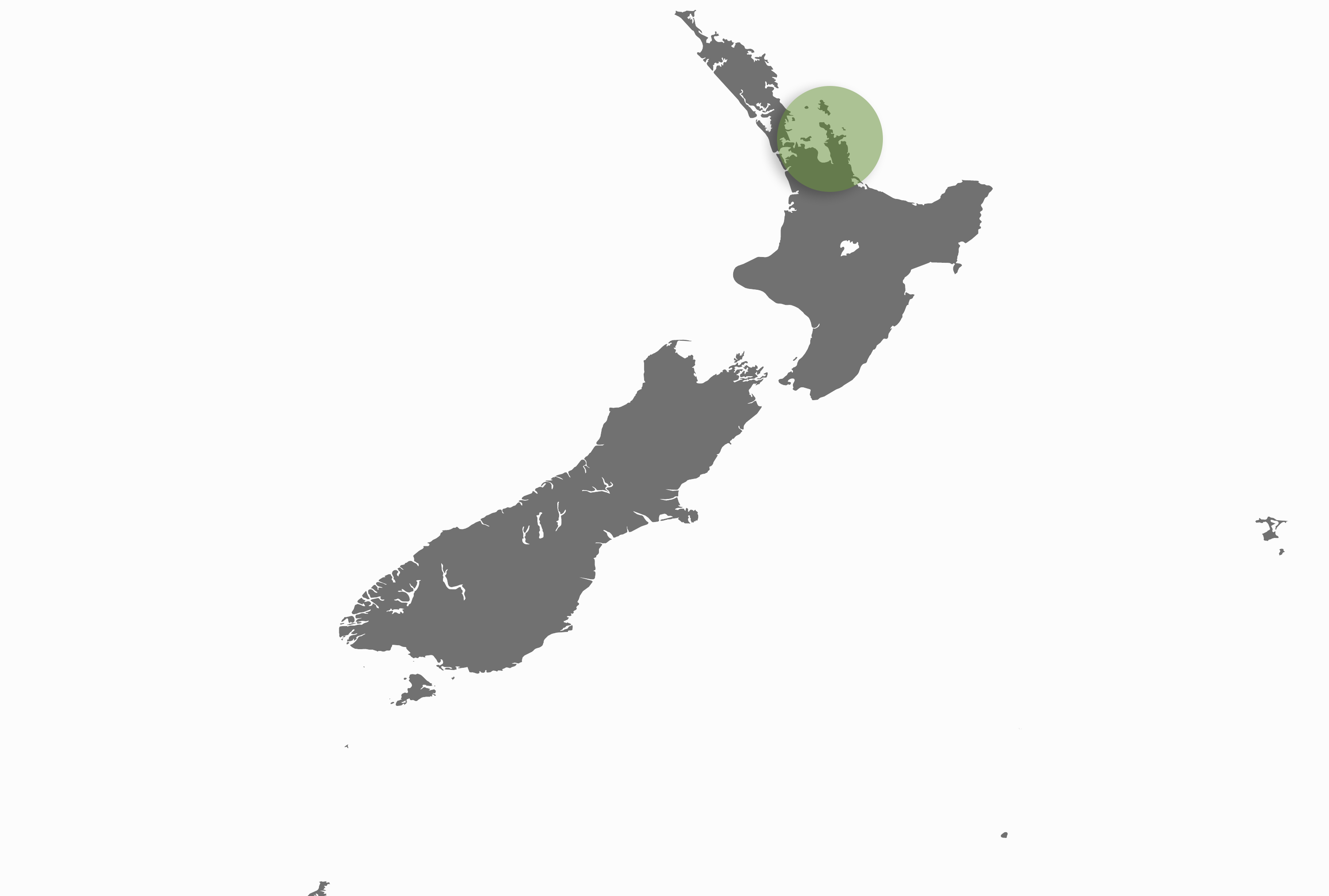 Map of New Zealand