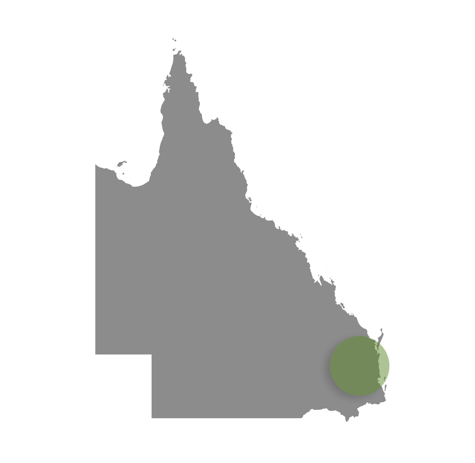 Map of Queensland hikes