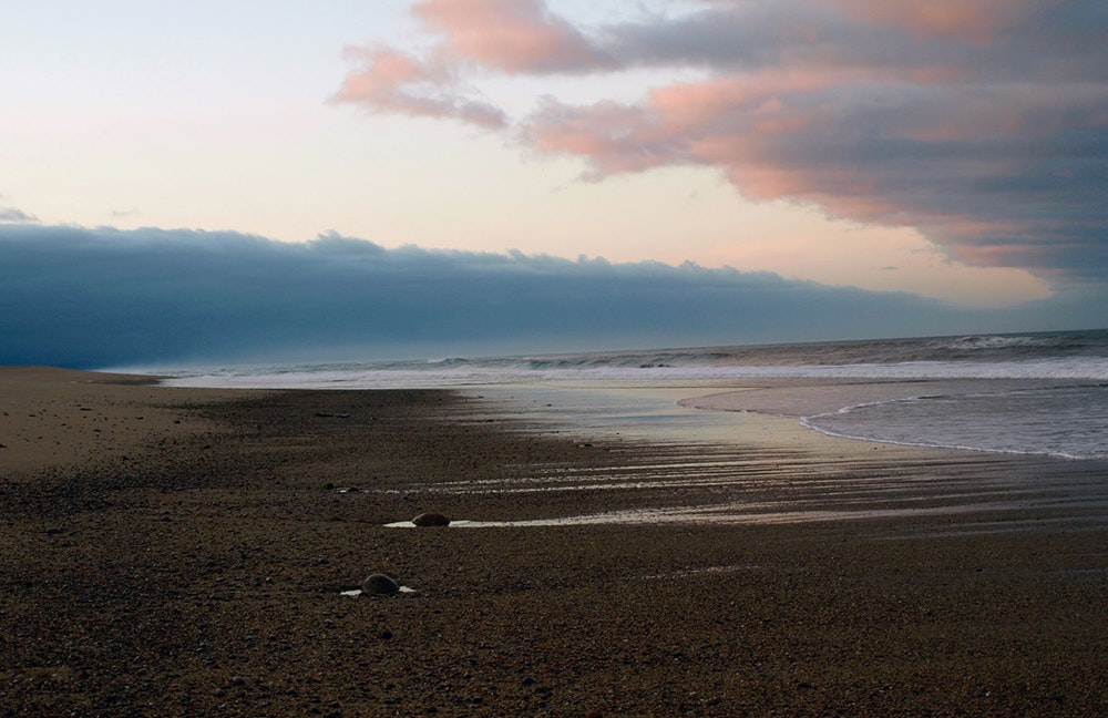 Beach on New Zealand Great Walk Heaphy Track