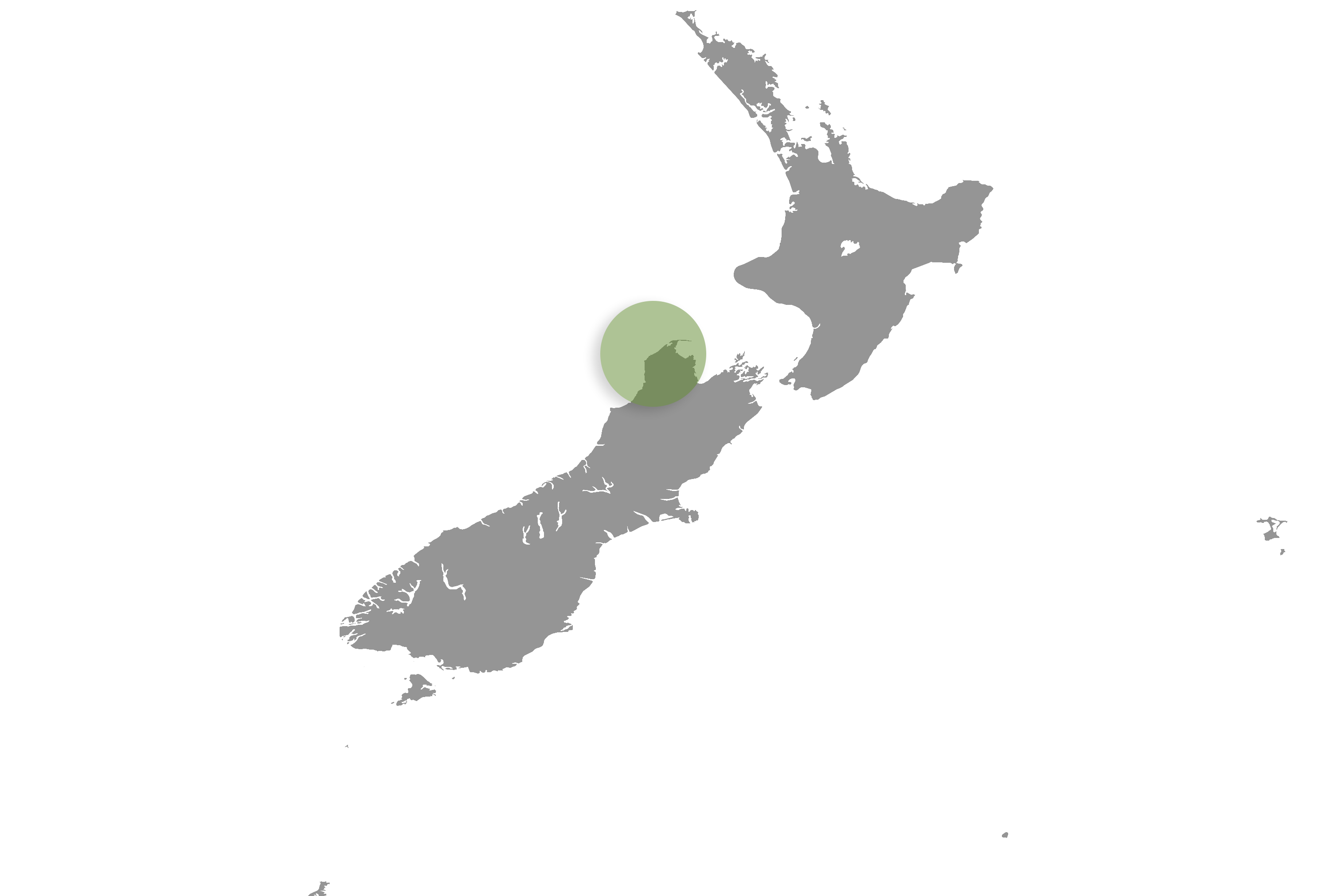 Map of NZ