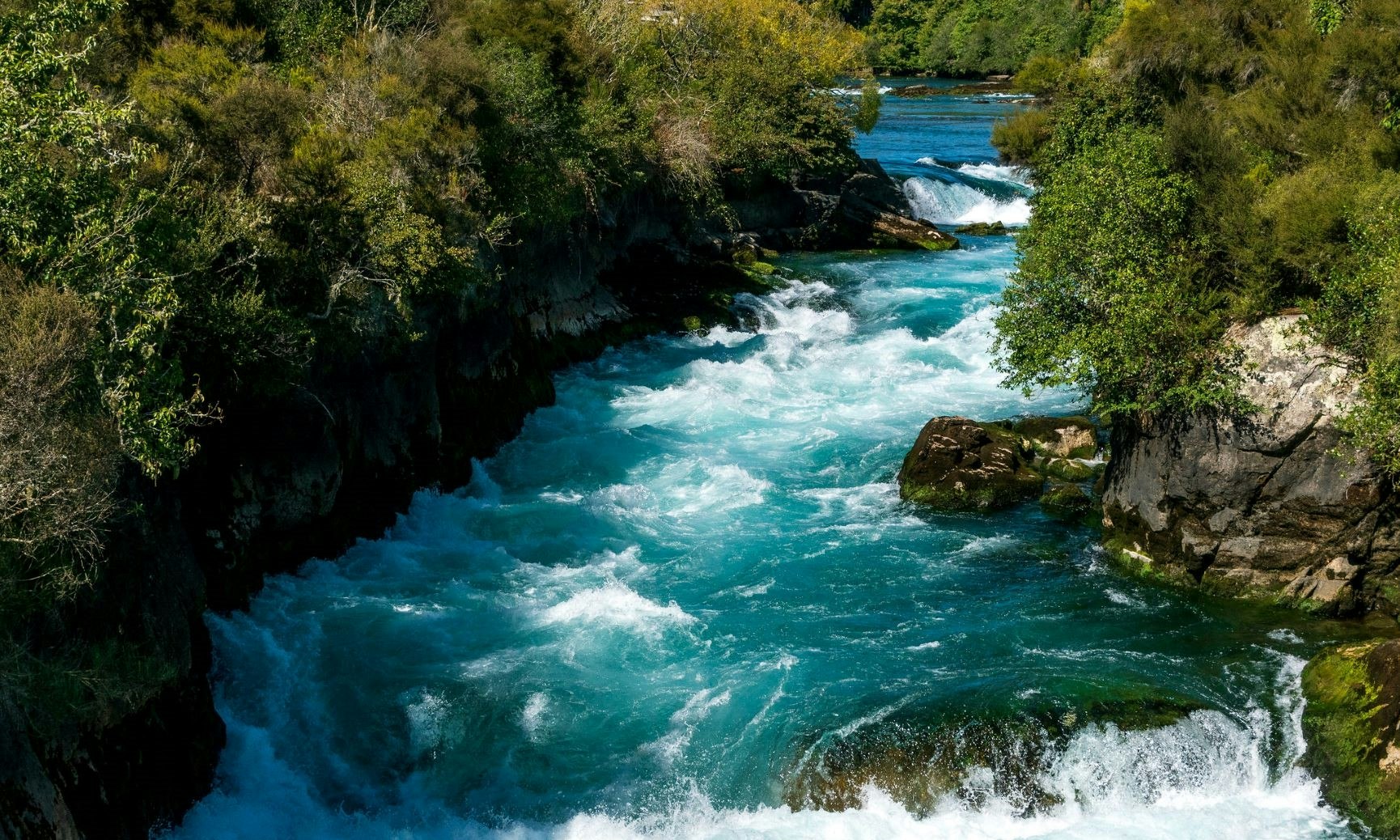 Huka Falls are the ultimate reward at the end of a long trail run Huka Falls, Tasmania