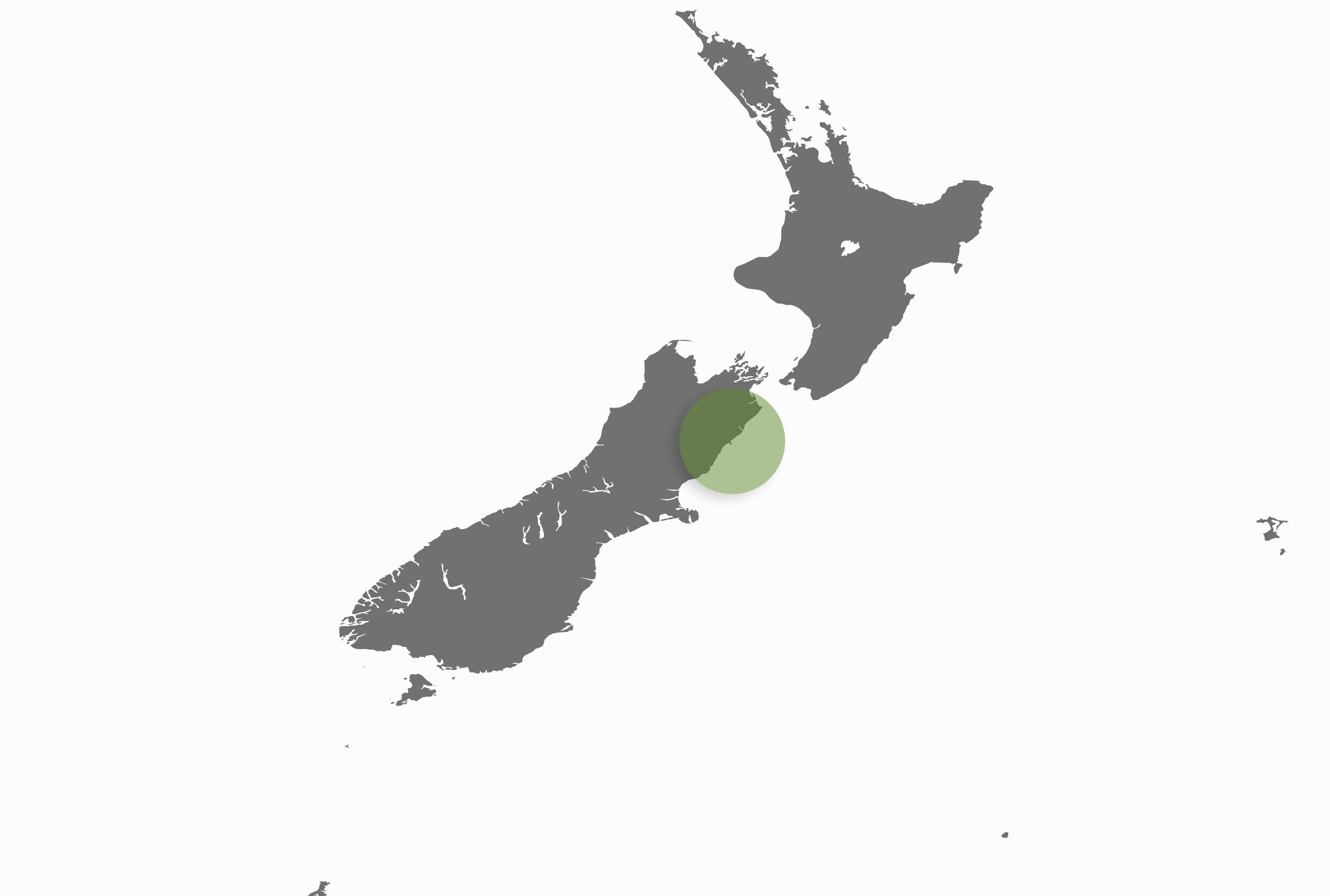 Map of New Zealand