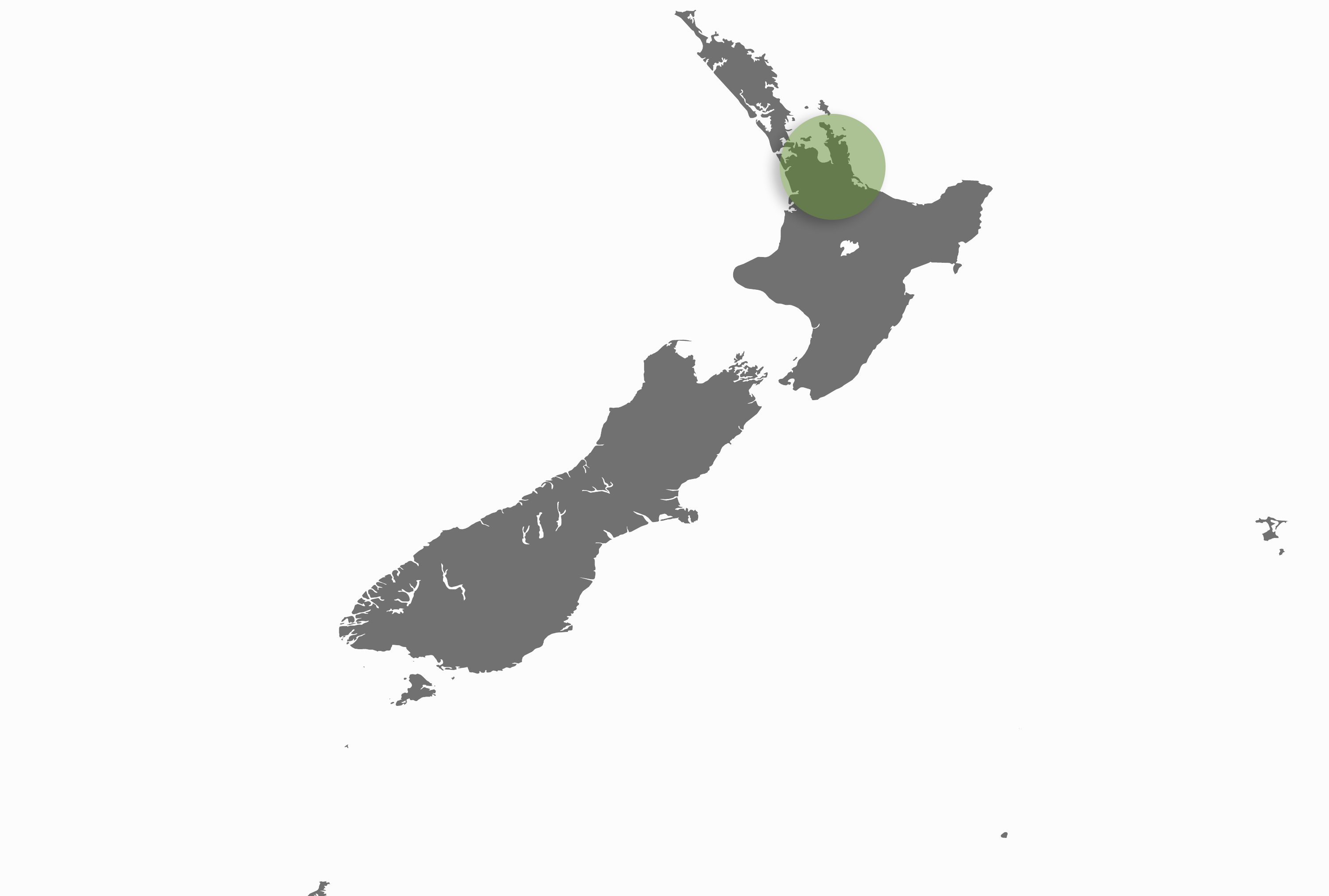 Map of New Zealand