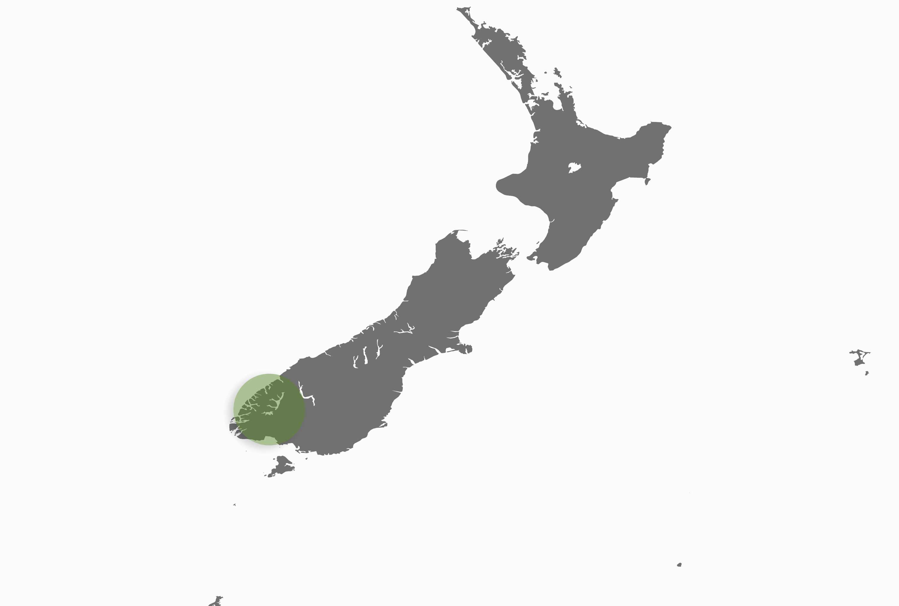 Map of New Zealand