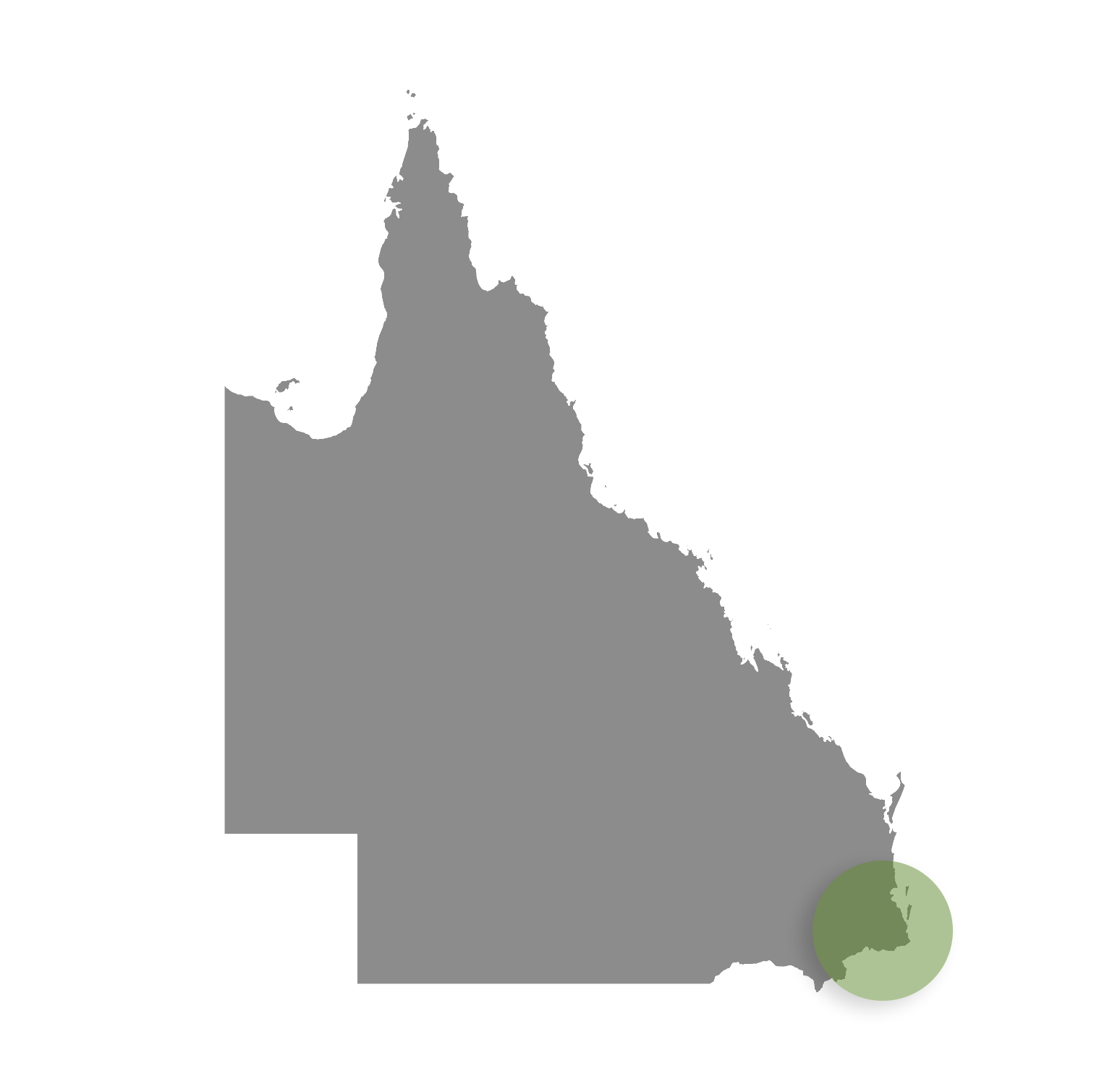 Map of best hikes in Queensland: Box Forest Circuit