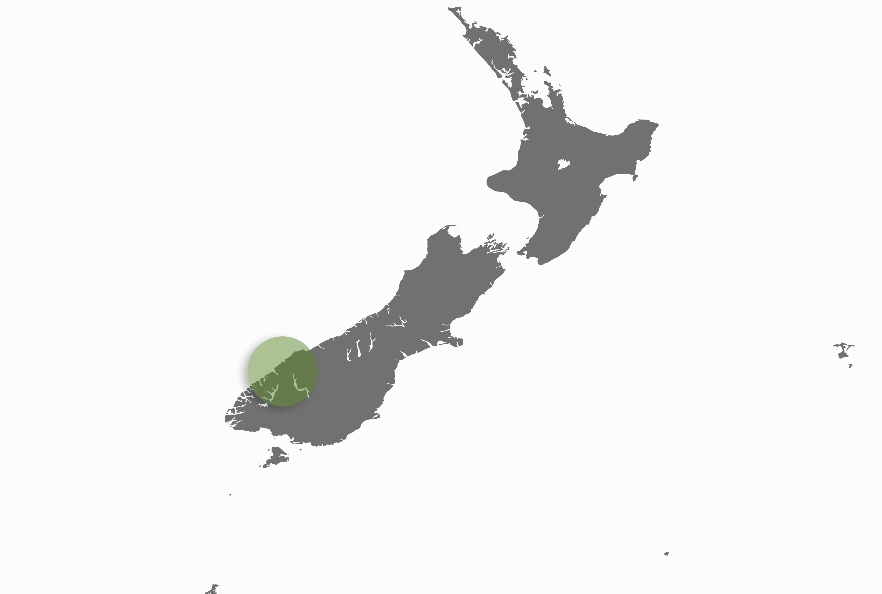 Map of New Zealand