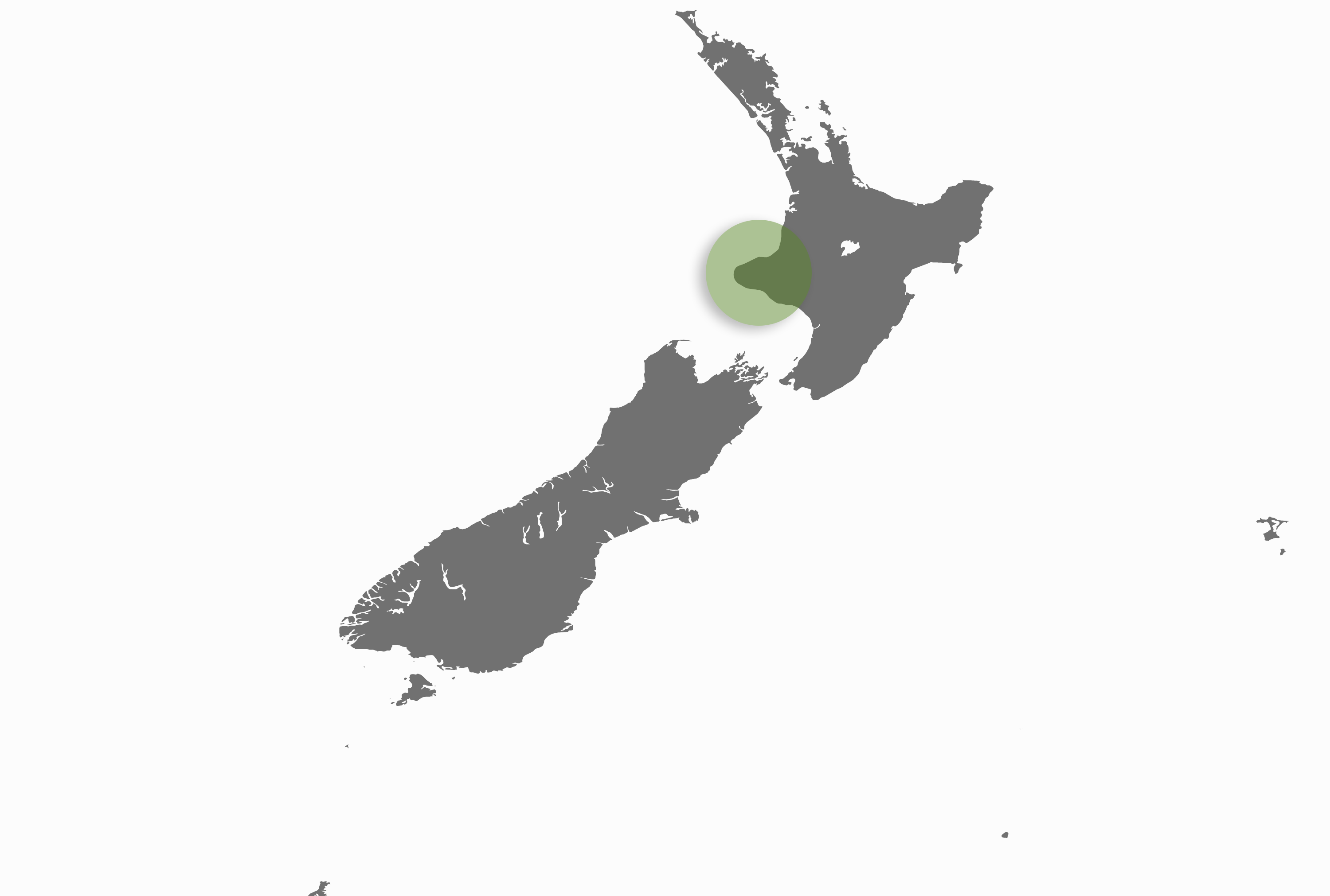 Map of New Zealand