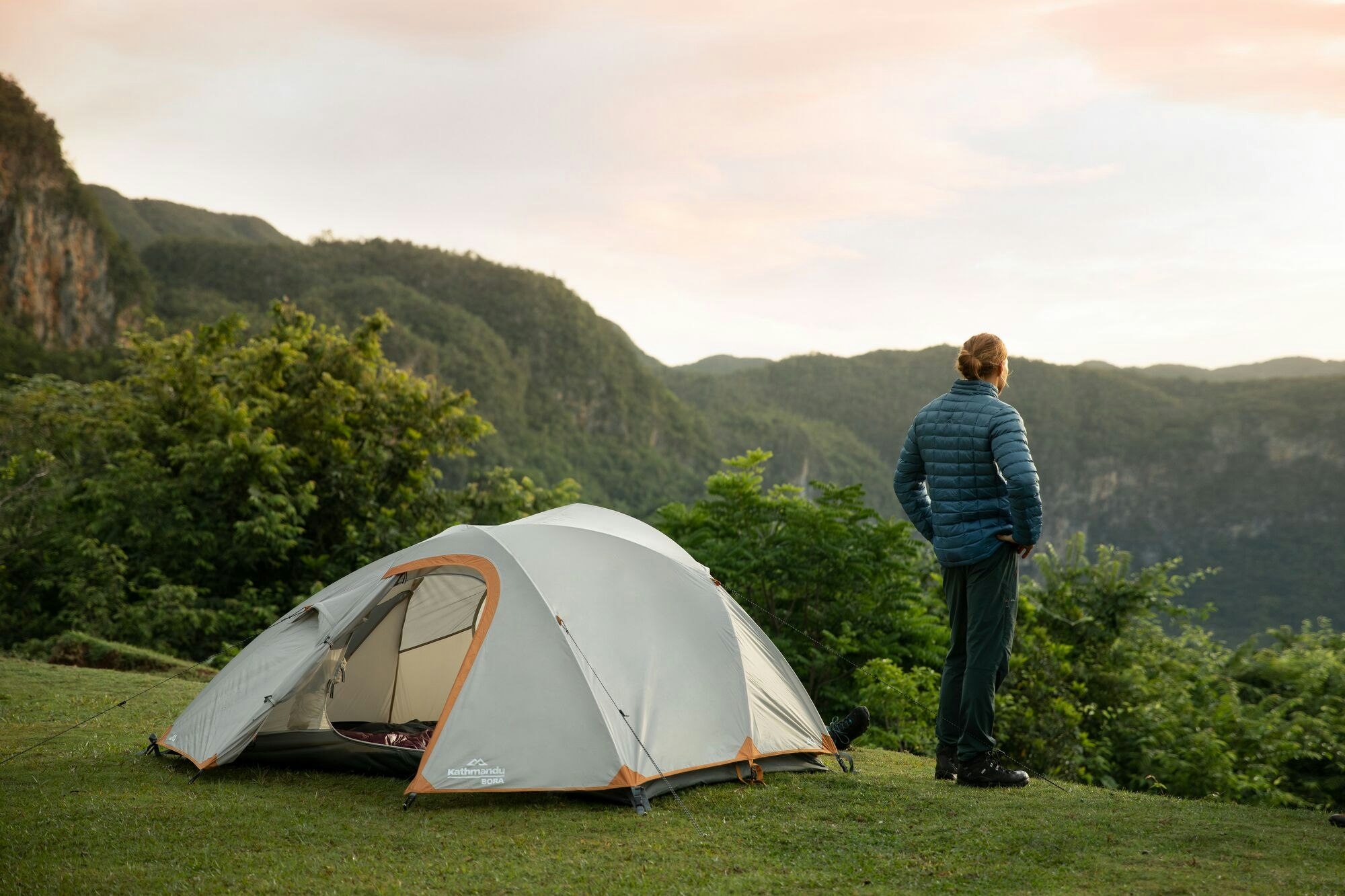 With blister solutions sorted, you're good to go Man standing by tent in cuba