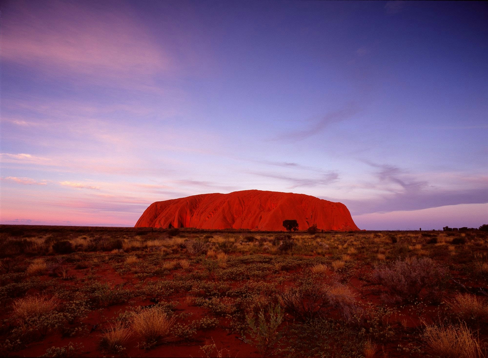 Uluru is something special as the rising or fading light hits it Uluru rock