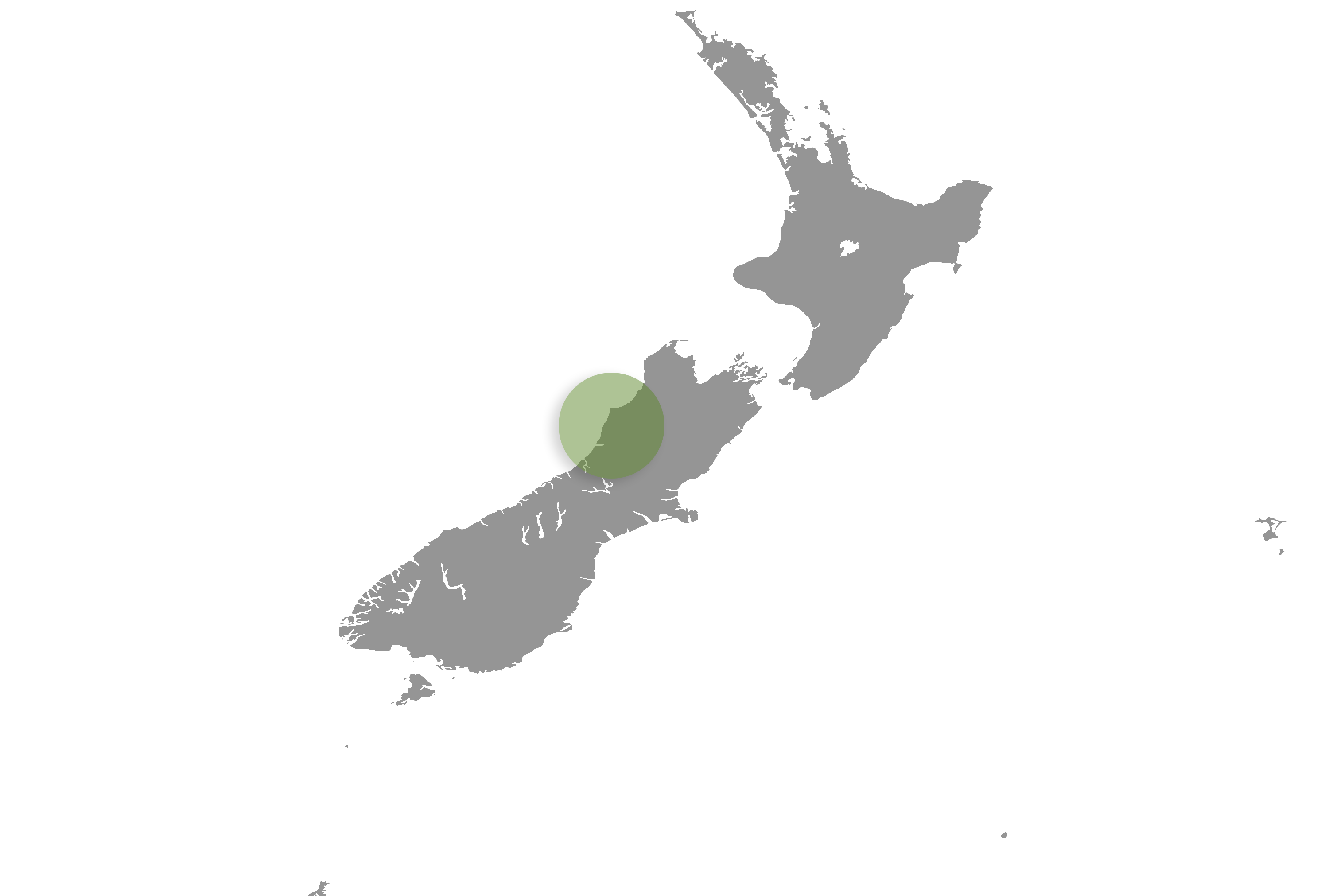 Map of NZ