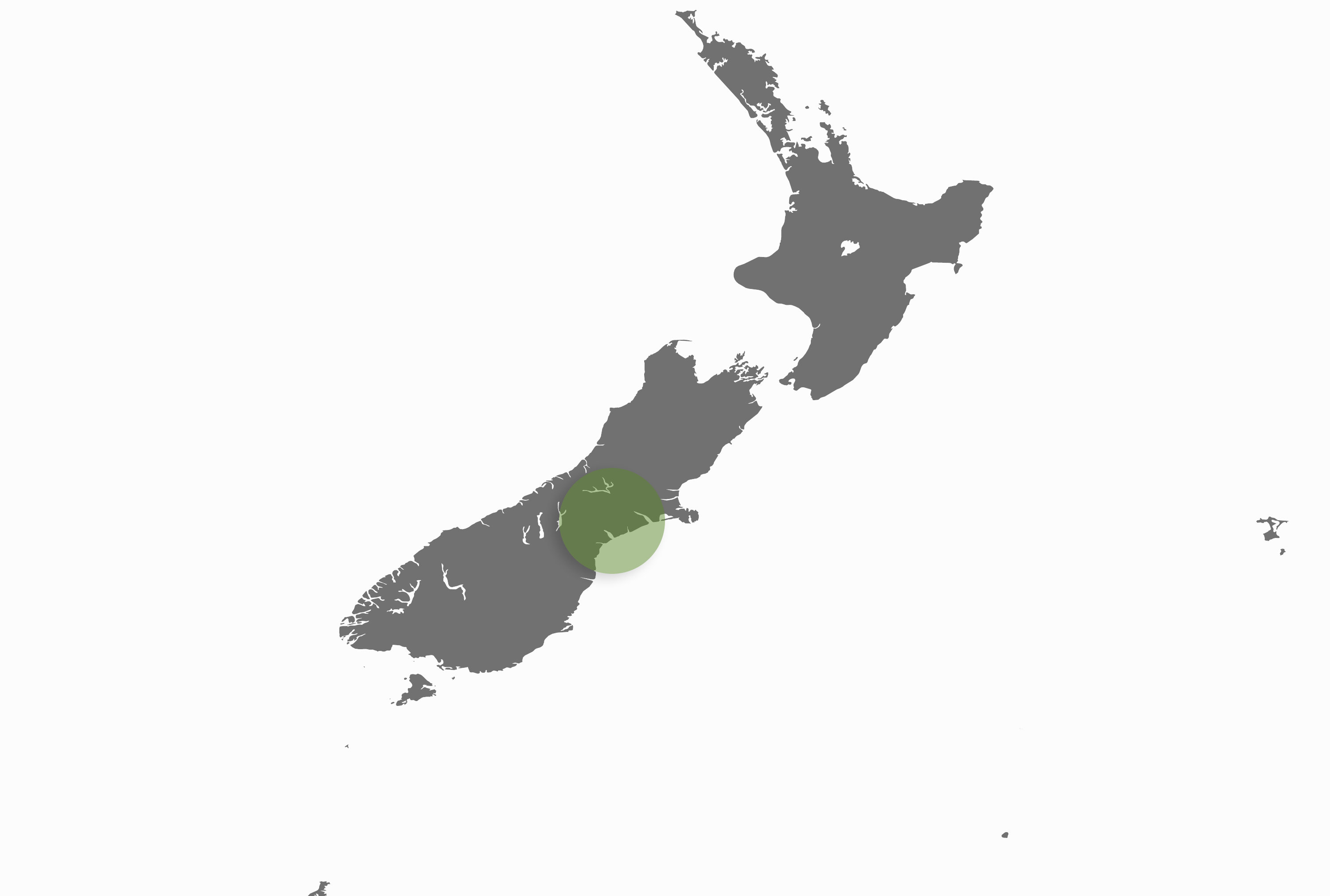 Map of New Zealand