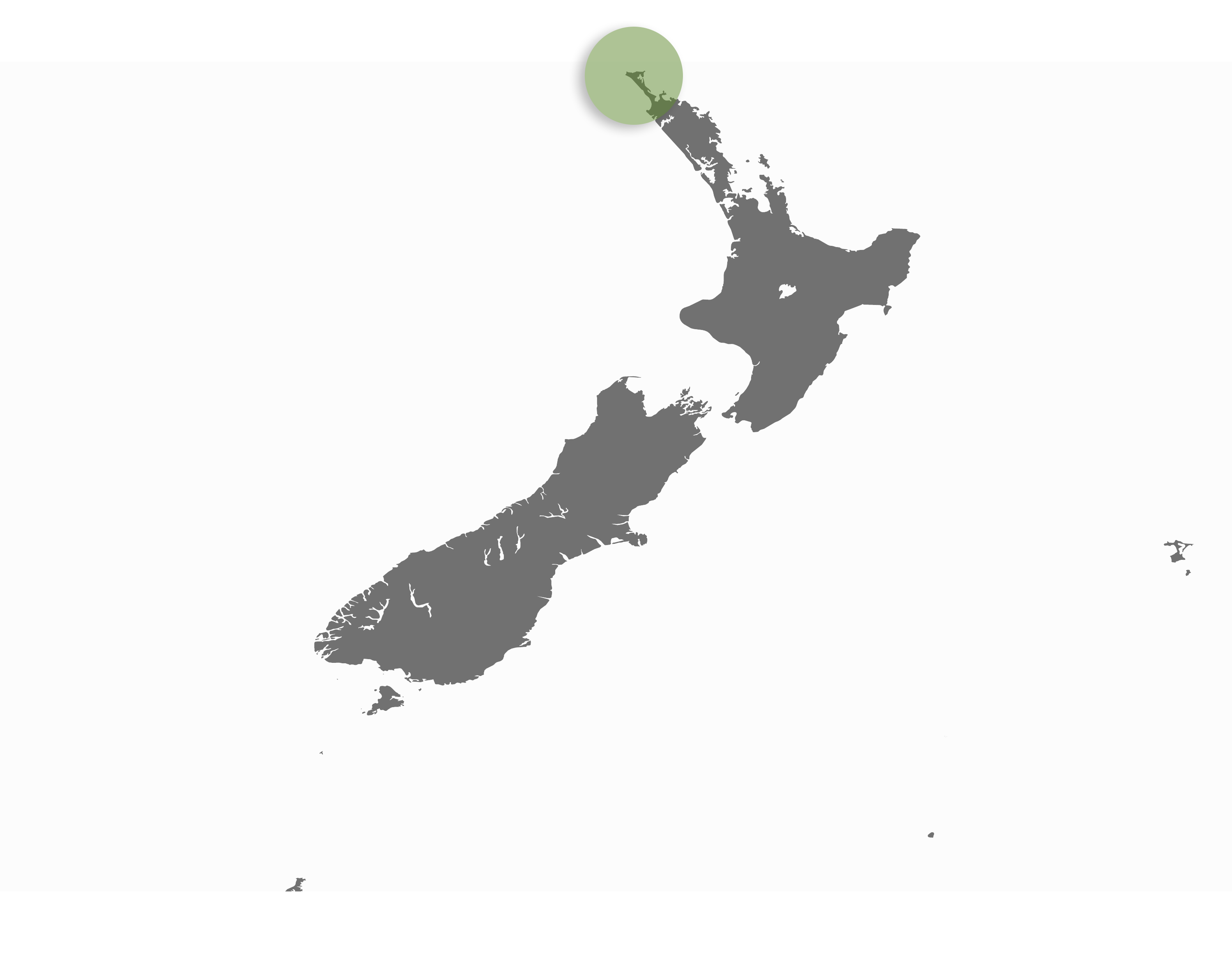 Map of New Zealand