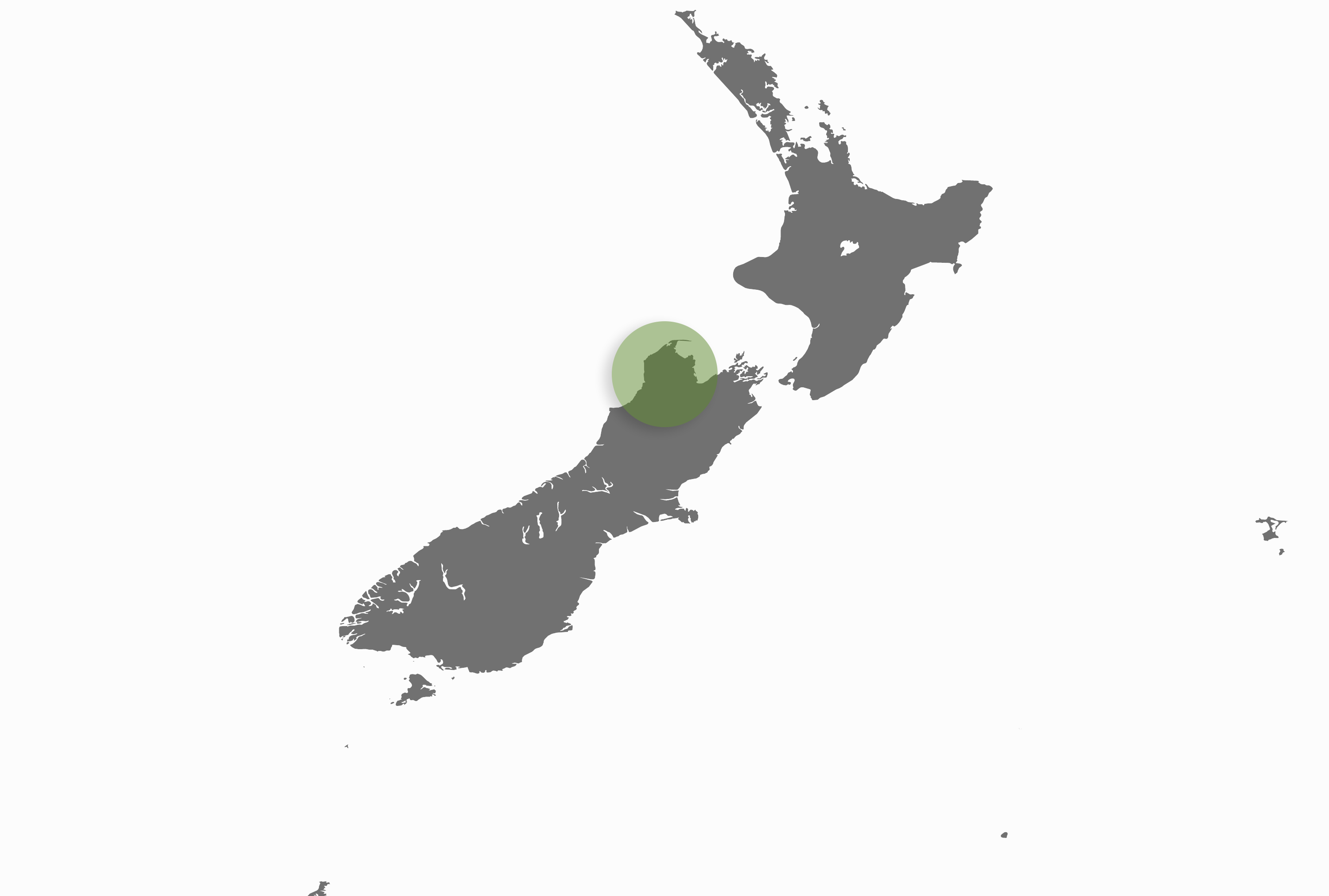 Map of New Zealand