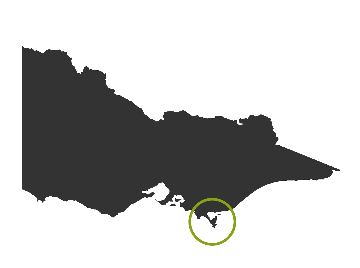 Map of Victoria