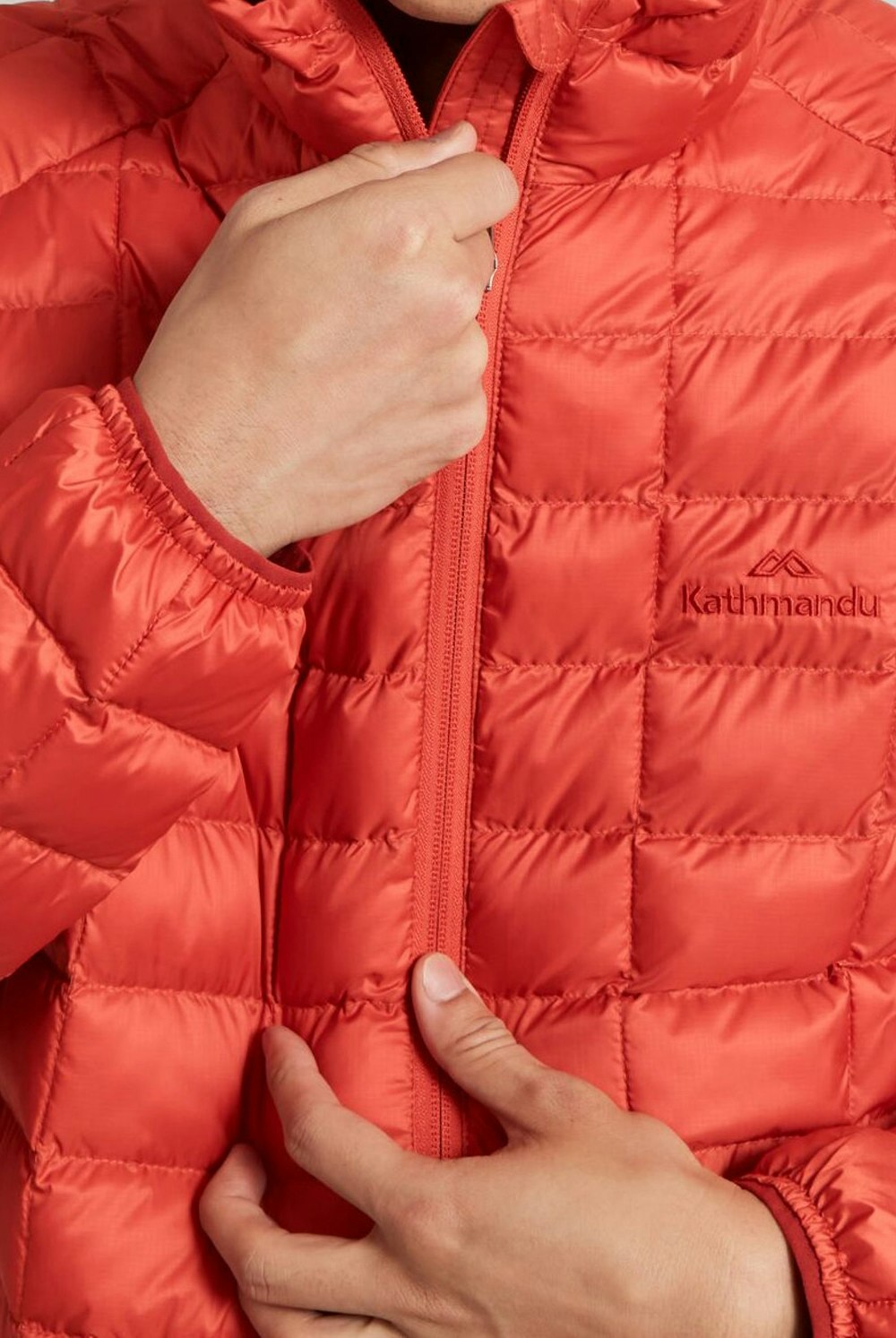 Red kathmandu puffer store jacket