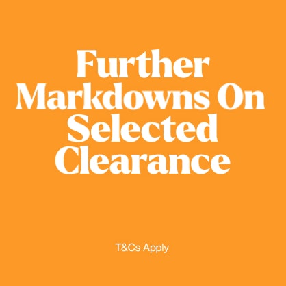 Clearance - Further Markdowns