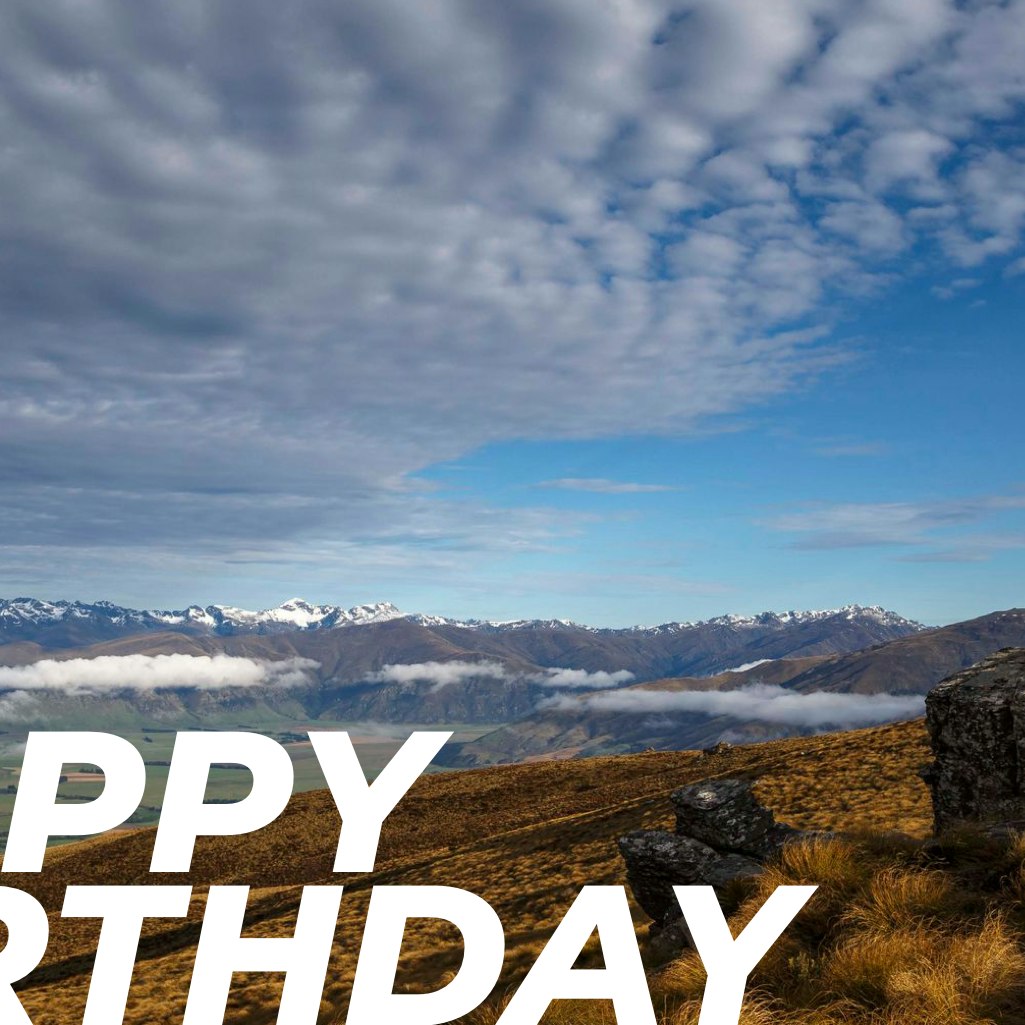 Click here to purchase e-Gift card Happy Birthday Panorama