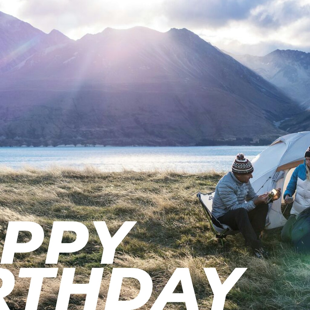 Click here to purchase e-Gift card Happy Birthday Camp site