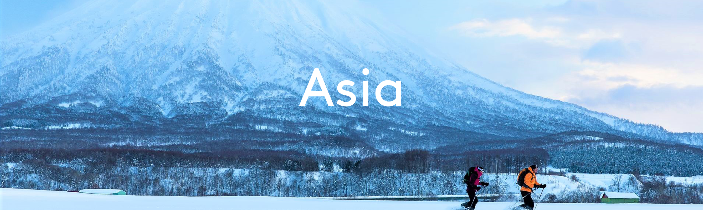 Mount Fuji and 'Asia' text overlay